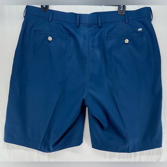 Peter Millar Wicking Performance Shorts Golf Stretch Navy Blue Mens Size 40 - Picture 2 of 9